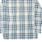 HOBBY DRESS Mens Blue & Grey Check Shirt M Lightweight Casual Cotton Blend