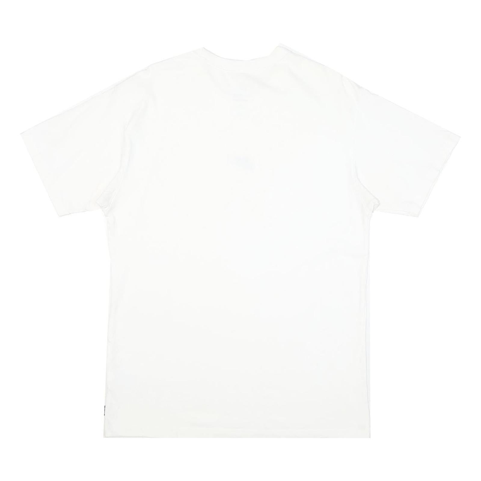 NIKE Mens White S Logo T-Shirt S Short Sleeve Crew Neck Classic Cotton Blend