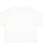 NIKE Mens White S Logo T-Shirt S Short Sleeve Crew Neck Classic Cotton Blend