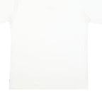NIKE Mens White S Logo T-Shirt S Short Sleeve Crew Neck Classic Cotton Blend