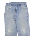CARHARTT Mens Jeans Blue Loose Straight Denim Medium W36 L30 Workwear Relaxed