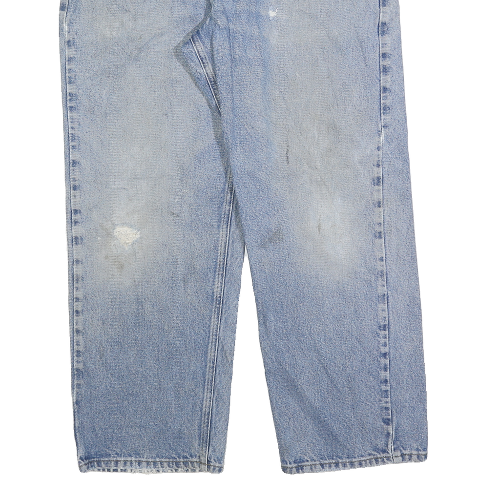 CARHARTT Mens Jeans Blue Loose Straight Denim Medium W36 L30 Workwear Relaxed