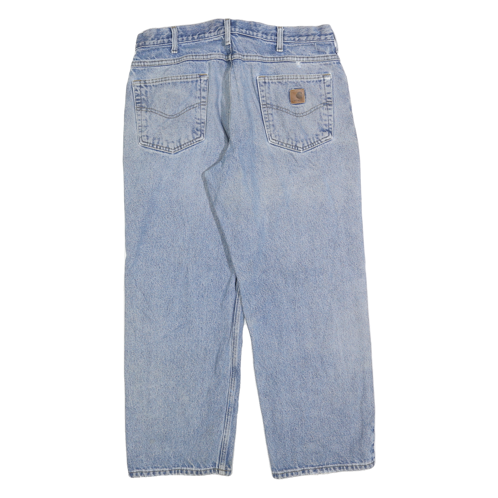 CARHARTT Mens Jeans Blue Loose Straight Denim Medium W36 L30 Workwear Relaxed