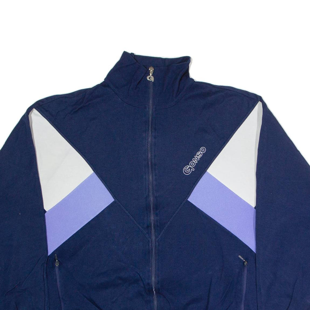 GONSO Mens Track Jacket Blue 90s M