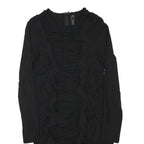 NEEDLE & THREAD Womens Black Bodycon Polyester Blend Long Sleeve Knee Length UK