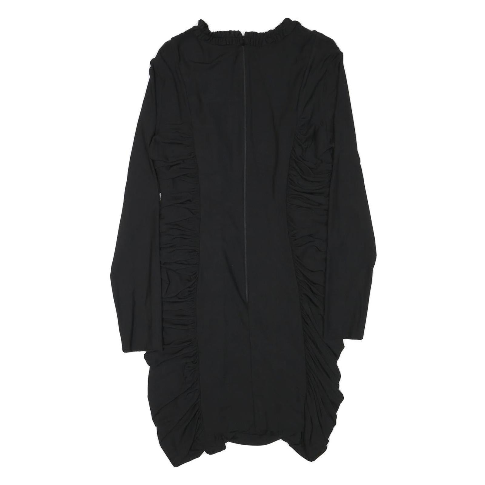 NEEDLE & THREAD Womens Black Bodycon Polyester Blend Long Sleeve Knee Length UK