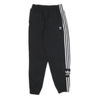 ADIDAS Womens Joggers Black & White Regular Slim Tapered UK 12 W26 L28