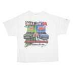 Mens White Dale Jr 88 Graphic T-Shirt XL Short Sleeve Crew Neck Racing