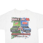 Mens White Dale Jr 88 Graphic T-Shirt XL Short Sleeve Crew Neck Racing
