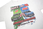Mens White Dale Jr 88 Graphic T-Shirt XL Short Sleeve Crew Neck Racing
