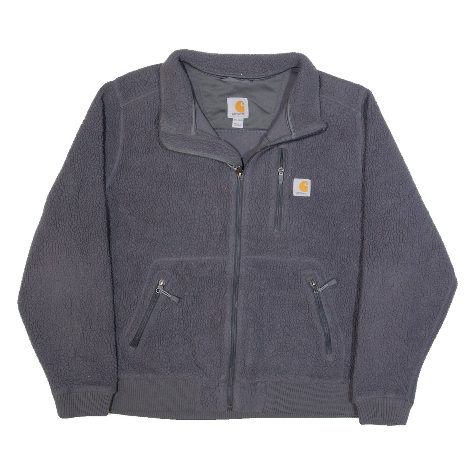 CARHARTT Womens Fleece Jacket Grey 2XL