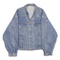 ESPRIT JEANS Mens Blue Denim Jacket M Cotton Button Closure Classic Casual