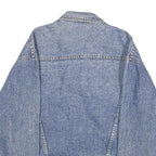 ESPRIT JEANS Mens Blue Denim Jacket M Cotton Button Closure Classic Casual