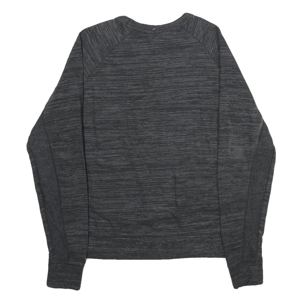CHAMPION Mens Grey Crew Neck S Cotton Blend Logo Sweatshirt Pullover