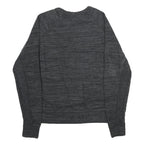 CHAMPION Mens Grey Crew Neck S Cotton Blend Logo Sweatshirt Pullover