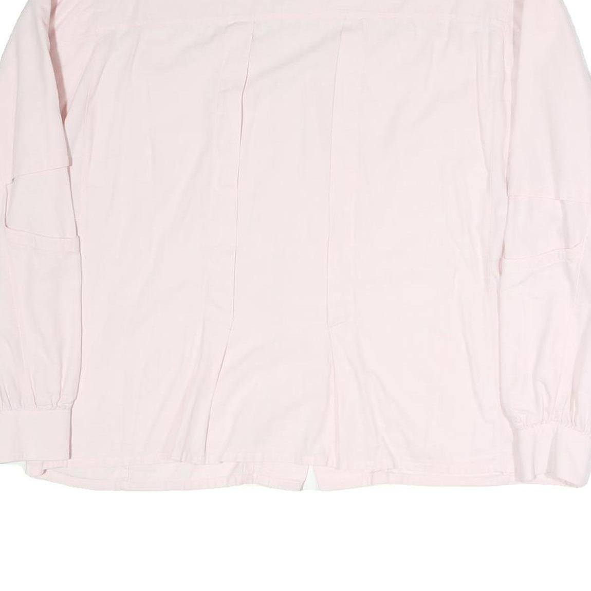 JOBIS Mens Pink Cotton Blend Shirt XL Button Long Sleeve Casual Workwear