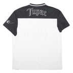 2PAC Mens Black & White Tupac Graphic T-Shirt M Short Sleeve V-Neck Rap Hip Hop