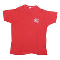 RUSSELL ATHLETIC Mens Red Friend Graphic T-Shirt L Short Sleeve Crew Neck Casual