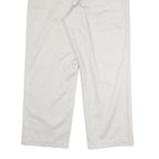 TOMMY HILFIGER Mens White Classic Straight Cotton Trousers W38 L30 Casual