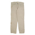 CARHARTT Mens Jeans Beige Relaxed Straight Denim W32 L30 Workwear Utility