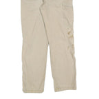 CARHARTT Mens Jeans Beige Relaxed Straight Denim W32 L30 Workwear Utility
