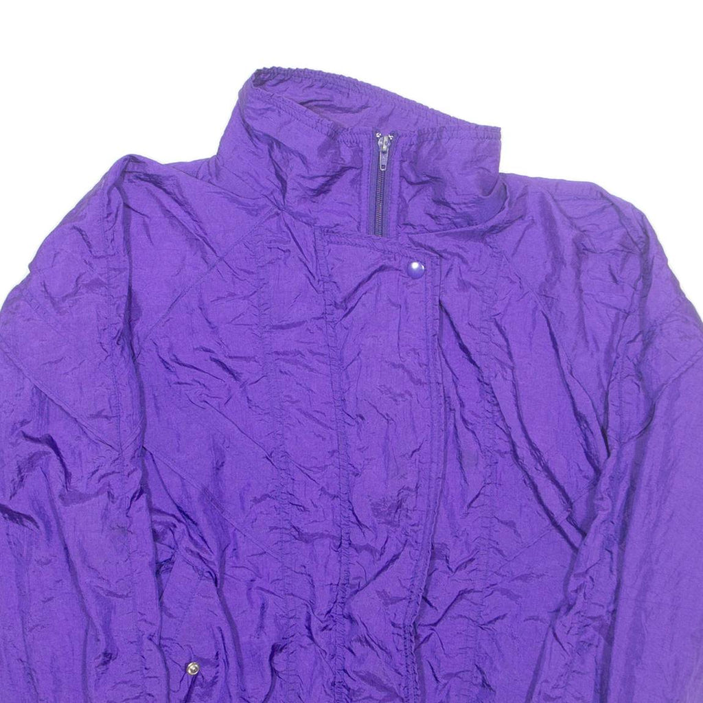 ROCK CREEK CASUALS Womens Shell Jacket Purple Nylon M