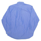 TOMMY HILFIGER Golf Mens Plain Shirt Blue Long Sleeve M