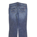 TOMMY HILFIGER Womens Regular Fit Straight Leg Denim Medium Wash W31 L32 Blue