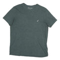 NAUTICA Mens Green L Cotton T-Shirt Short Sleeve Crew Neck Casual Essential