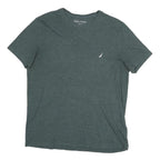 NAUTICA Mens Green L Cotton T-Shirt Short Sleeve Crew Neck Casual Essential