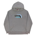 THE NORTH FACE Mens Grey Hoodie XL Cotton Blend Pullover Casual Outdoor