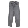 LEVI'S Wedgie Big E Womens Jeans Grey Regular Straight Denim Raw W26 L26 Classic