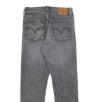 LEVI'S Wedgie Big E Womens Jeans Grey Regular Straight Denim Raw W26 L26 Classic