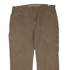 DICKIES Mens Regular Fit Jeans Brown Cotton Blend W40 L30 Workwear Zip Closure
