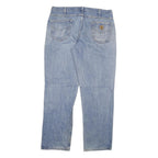 CARHARTT Mens Jeans Blue Relaxed Straight Denim Medium W40 L34 Casual Workwear
