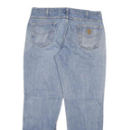 CARHARTT Mens Jeans Blue Relaxed Straight Denim Medium W40 L34 Casual Workwear