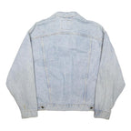 LEVI'S Mens Blue Denim Jacket M Cotton Blend Button Closure Classic Fit Casual