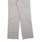 DICKIES Mens Cotton Blend Beige Regular Straight Trousers W28 L30 Workwear Zip