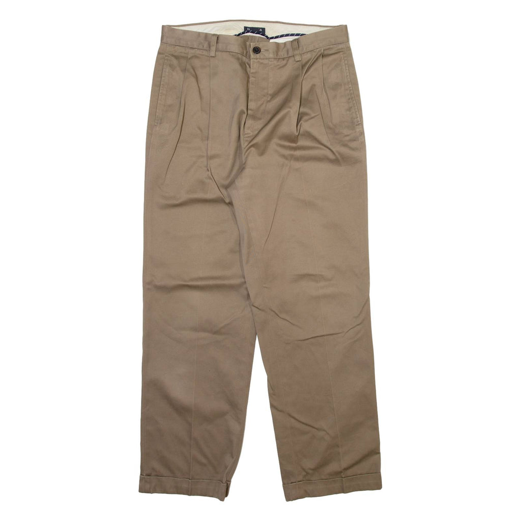 NAUTICA Mens Trousers Beige Regular Straight W32 L30