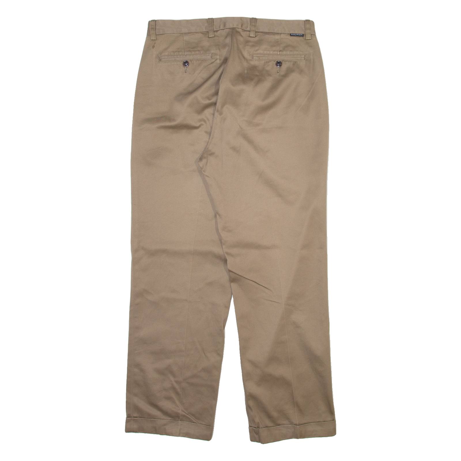 NAUTICA Mens Trousers Beige Regular Straight W32 L30