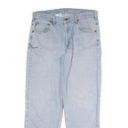 CARHARTT Mens Jeans Blue Relaxed Straight Denim Light W35 L30 Workwear