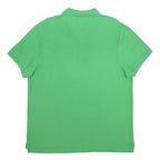 NIKE Mens Green Short Sleeve Plain Polo Shirt 2XL Cotton Casual Classic Fit