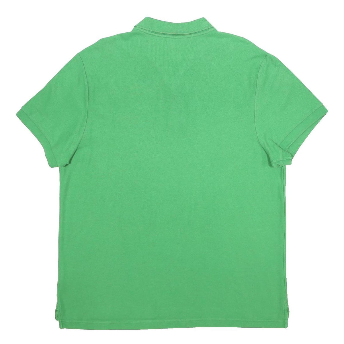 NIKE Mens Green Short Sleeve Plain Polo Shirt 2XL Cotton Casual Classic Fit