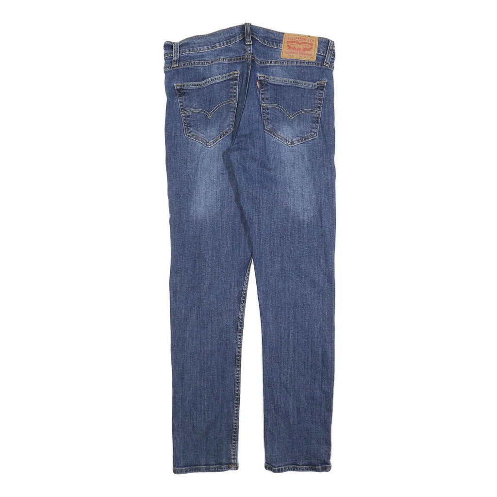 LEVI'S 511 Slim Mens Jeans Blue Cotton Blend Denim Medium W32 L32 Slim Fit