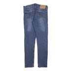 LEVI'S 511 Slim Mens Jeans Blue Cotton Blend Denim Medium W32 L32 Slim Fit