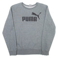 PUMA Mens Sweatshirt Grey Crew Neck M