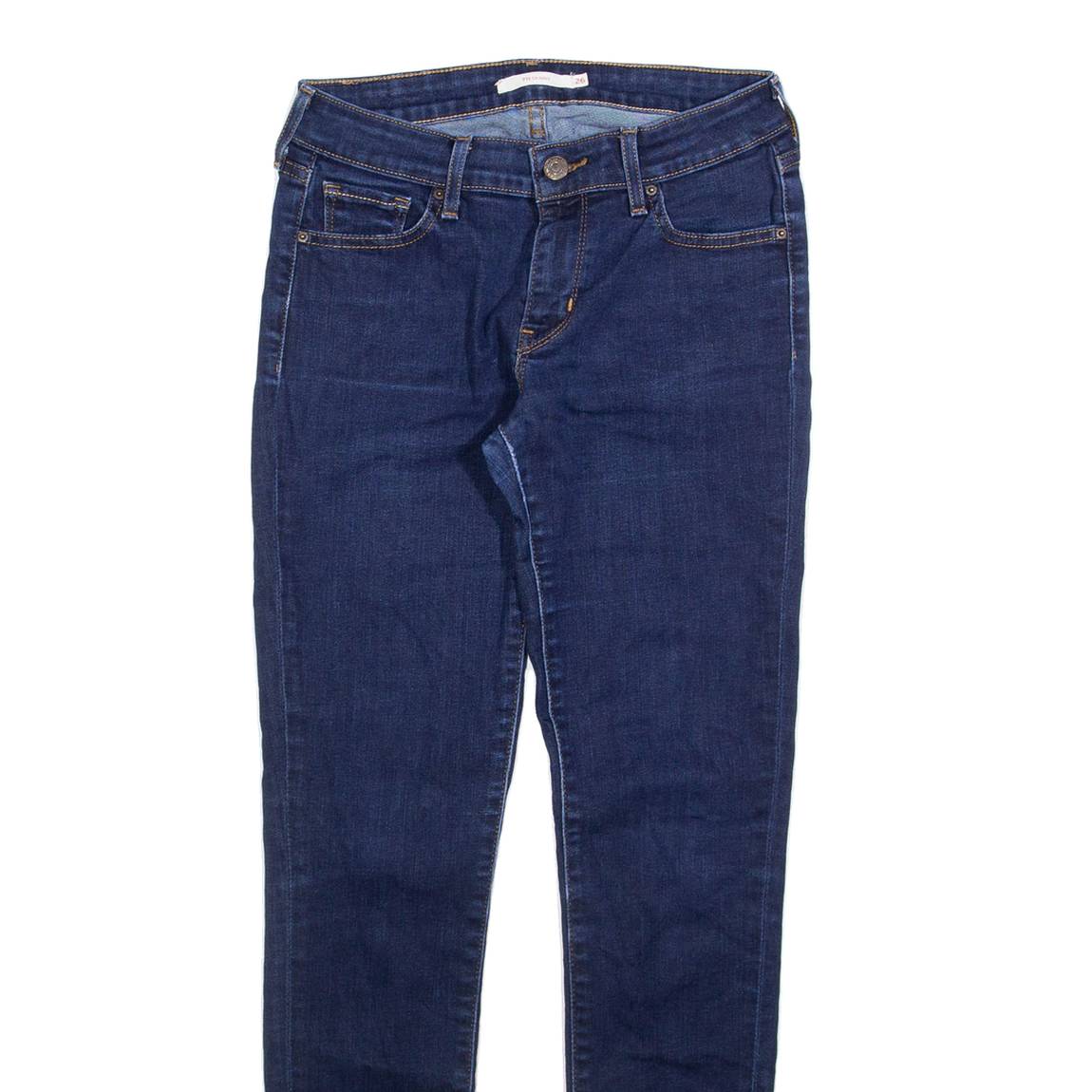 LEVI'S 711 Womens Jeans Blue Slim Skinny W26 L30