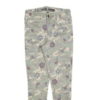 7 FOR ALL MANKIND Womens Slim Floral Camouflage Print Denim Jeans W26 L28