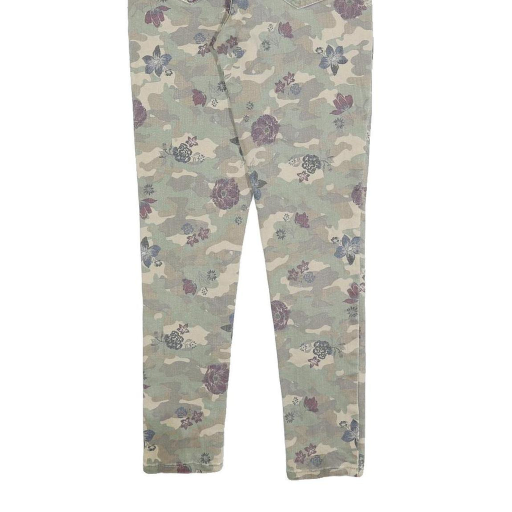 7 FOR ALL MANKIND Womens Slim Floral Camouflage Print Denim Jeans W26 L28