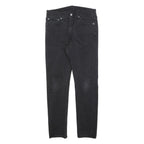 LEVI'S 510 Mens Jeans Black Slim Skinny Denim Medium W32 L30 Slim Fit Zip